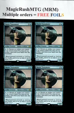 MRM ENGLISH 4x Master Transmuter - MaCtresse transmutatrice NM MTG magic 2XM - Image 1