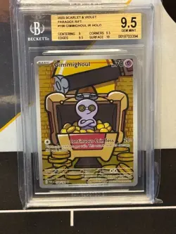 2023 Pokemon English Paradox Rift Gimmighoul IR #198 BGS 9.5 - Image 1