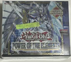 Yugioh-Power of The Elements Booster Box First Edition Sealed Yugioh - Image 1