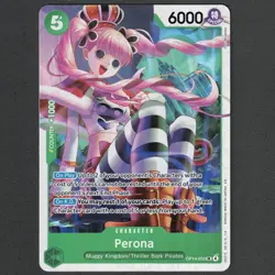 Perona OP14-033 SR - The Azure Sea's Seven One Piece TCG - English M/NM - Image 1