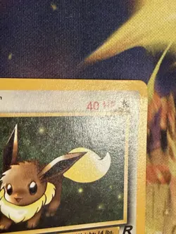 2000 Pokemon Card Team Rocket 1st Edition Eevee #55 - Image 3