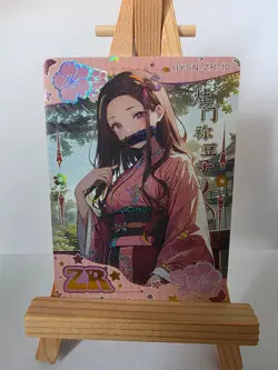 Nezuko Demon Slayer | Flower Girl ZR-10 | Goddess Story Waifu Card - Image 1