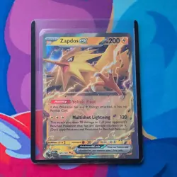 Zapdos ex 145/165 Pokemon 151 Holo Double Rare Trading Card Near Mint - Image 1