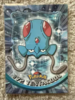 1999 Topps Pokemon TV Animation Tentacool #72 Vintage Non-Holo Card - Image 1