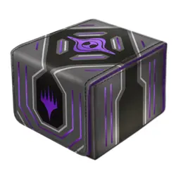 MTG Edge of Eternities Domaru Deck Box - Monoist Black - Image 1