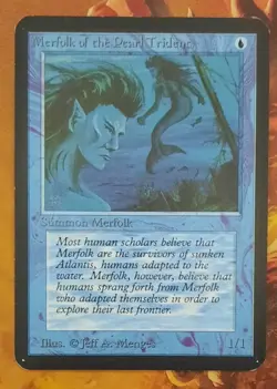 Mtg Alpha Merfolk of the Pearl Trident - Image 1