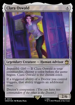 Clara Oswald - Surge Foil DRWHO NM MTG - Image 1