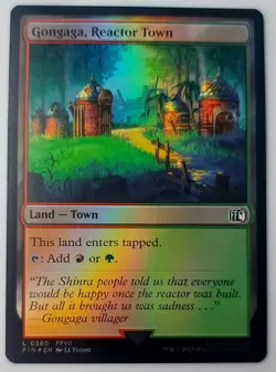 2025 MTG Final Fantasy/Gongaga, Reactor Town # L0280 Foil - Image 1