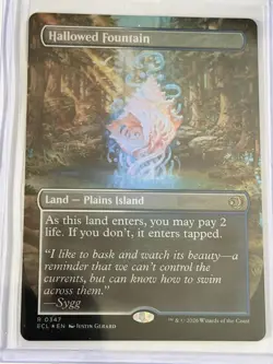 Hallowed Fountain // Hallowed Fountain Borderless Lorwyn Eclipsed Foil 347 - Image 1