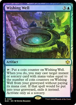 MTG-Wishing Well Bloomburrow(NM-FOIL)#81 - Image 1