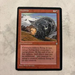 Magic The Gathering Ice Age Mudslide MTG Light/Moderate Play - Image 1