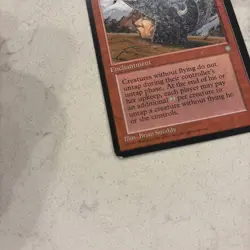 Magic The Gathering Ice Age Mudslide MTG Light/Moderate Play - Image 4