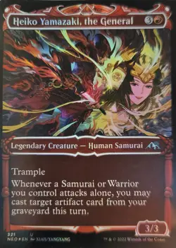 Heiko Yamazaki, the General (Showcase) Kamigawa: Neon Dynasty Foil - Image 1