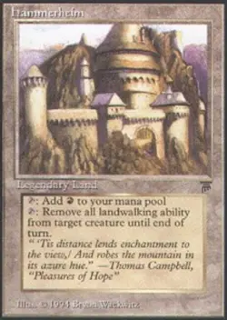 Moderate Play x 1 Hammerheim Legends - Image 1