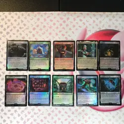 Final Fantasy MTG Common & Uncommon All Foil x10 NM - Image 1