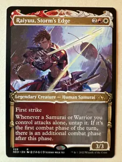 Raiyuu, Storm's Edge Showcase 329 Kamigawa Neon Dynasty MTG NM NP - Image 1