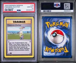 PSA 10 Gem Mint 1999 Pokemon German 1st Edition Pokemon Breeder Zucter #76 - Image 1