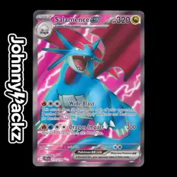 Salamence ex 177/159 Full Art Rare - 2025 Journey Together Pokemon Card (NM) - Image 1