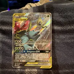 Pokemon Celebi & Venusaur GX SM167 TAG TEAM Promo Holo Card 270 HP - Image 1