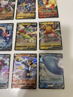 Pokemon 12 Card Lot Sword And Shield Ultra Rare V NM - Image 3