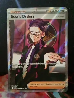 Boss’s Orders 256/217 Ultra Rare Full Art Pokemon TCG Ascended Heroes NM - Image 1
