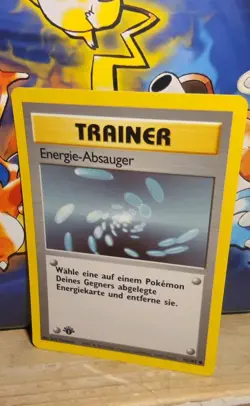 Energie-Absauger 91/102 * 1. Edition Basis Set Pokemon TCG De 🇩🇪 Near Mint - Image 1