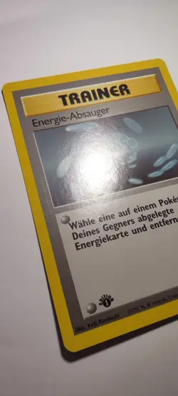Energie-Absauger 91/102 * 1. Edition Basis Set Pokemon TCG De 🇩🇪 Near Mint - Image 2