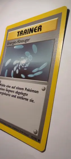 Energie-Absauger 91/102 * 1. Edition Basis Set Pokemon TCG De 🇩🇪 Near Mint - Image 3