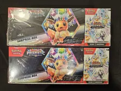 Pokemon Prismatic Evolutions Surprise Box & Booster Bundle Sams Club - LOT OF 2 - Image 1