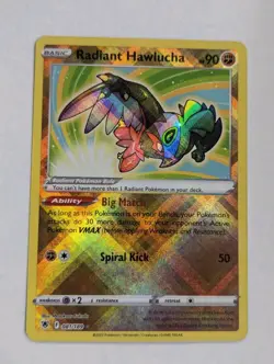 Radiant Hawlucha - 081/189 - SWSH10: Astral Radiance Holo Pokemon TCG NM - Image 1