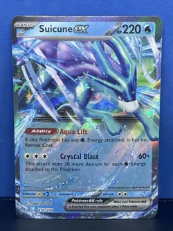 Suicune EX - 010/034 - 2023 Pokemon Classic Collection - NM or Better - Image 1