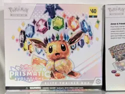Lot of 4 Pokemon Prismatic Evolutions Elite Trainer Box 🔥 BRAND NEW SEALED 🔥 - Image 2