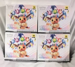 Lot of 4 Pokemon Prismatic Evolutions Elite Trainer Box 🔥 BRAND NEW SEALED 🔥 - Image 4