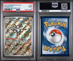 MAGNETON #159 BLACK STAR PROMO SURGING SPARKS ETB SVP EN PSA 9 MINT POKEMON 2024 - Image 3