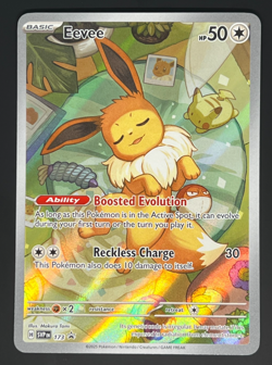 Eevee SVP 173 - Pokemon TCG Scarlet & Violet - NM Black Star Promo FULL ART - Image 1