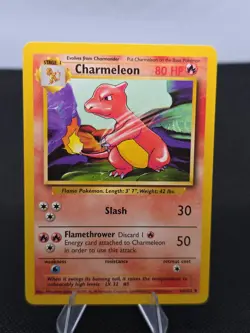 Pokemon Charmeleon 24/102 Base Set Uncommon Unlimited LP (#4) - Image 1