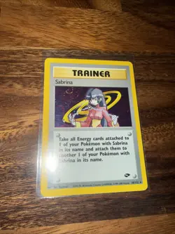Pokemon TCG Sabrina Trainer Gym Challenge - Image 1