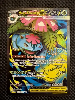 Pokemon TCG Mega Venusaur ex - 155/132 Me01: Mega Evolution Ultra Rare Near Mint - Image 1