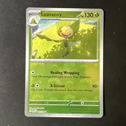 2025 Pokemon SV White Flare Leavanny Reverse Holo Master Ball Uncommon #003/086 - Image 1