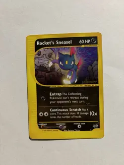 Pokemon TCG Rocket's Sneasel Best of Game 5/9 Regular Promo Promo - Image 1