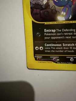 Pokemon TCG Rocket's Sneasel Best of Game 5/9 Regular Promo Promo - Image 2