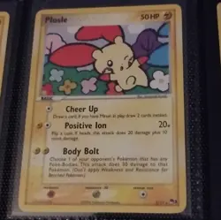 Pokemon Plusle Rare Creature POP Series 3 005/017 50 HP Holo 2006 - Image 1