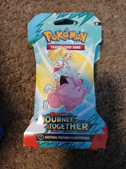 1 Pokemon Journey Together Sealed Sleeved Booster Pack New Scalet & Violet - Image 1