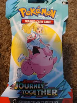 1 Pokemon Journey Together Sealed Sleeved Booster Pack New Scalet & Violet - Image 2