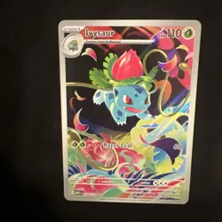 Pokemon TCG Mega Evolutions Ivysaur 134/132 Illustration Rare NM - Image 1