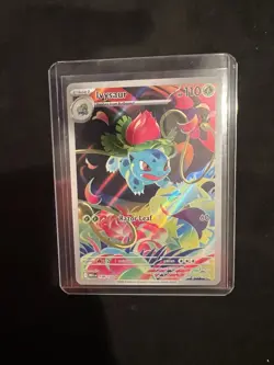 Pokemon TCG Mega Evolutions Ivysaur 134/132 Illustration Rare NM - Image 2