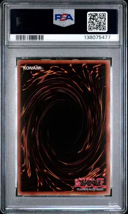2002 Yu-Gi-Oh! Polymerization Legend of Blue Eyes LOB Unlimited Super Rare PSA 8 - Image 2
