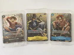 One piece mini tin promo vol 2 Set Of 3 Op-13 ENGLISH Luffy, Sabo, Ace - Image 1