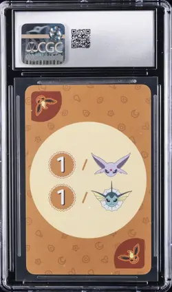 2019 POKEMON PLAYING CARDS POINT SALAD - EEVEE ED - KOREAN FLAREON CGC 9 - Image 2