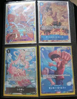 One Piece Binder Collection – Alt Arts, Alt Leaders, SEC, SR JAP 160 Card LOT - Image 1
